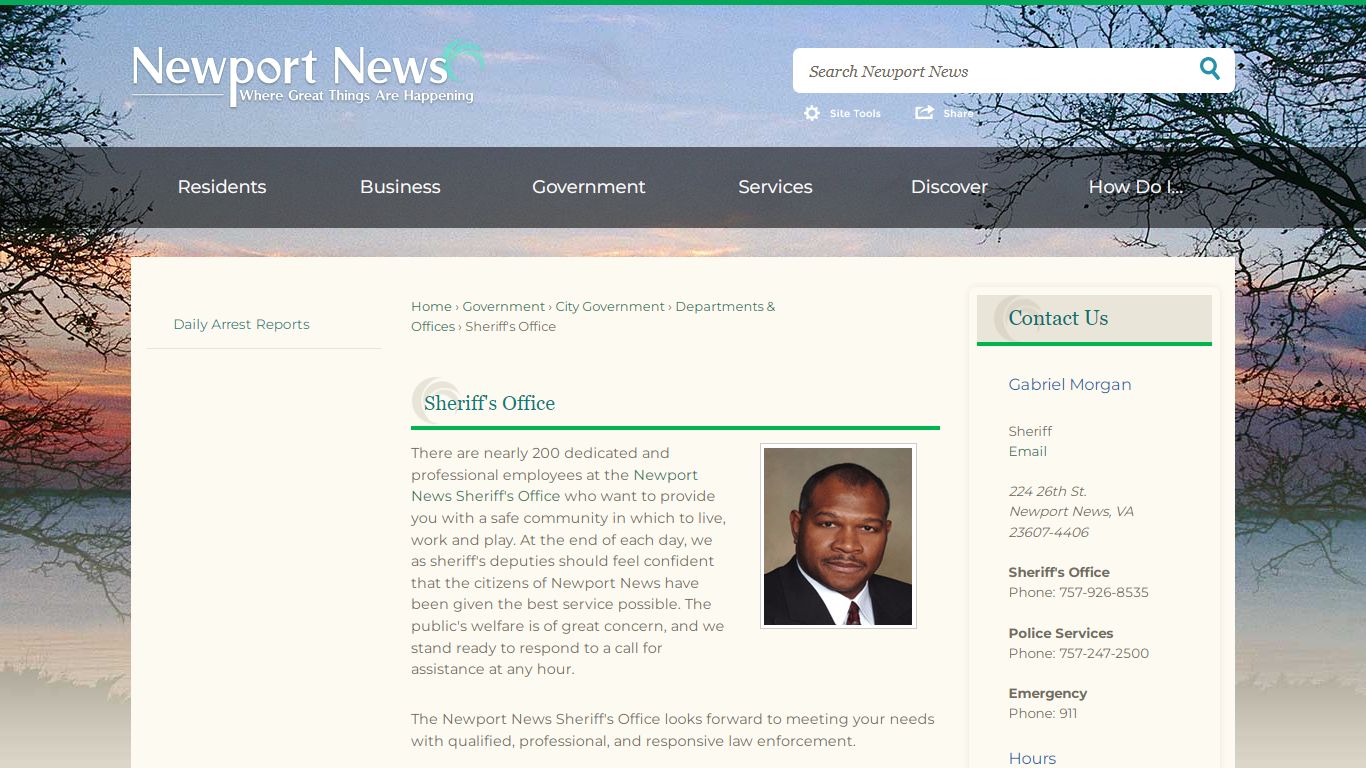 Sheriff's Office | Newport News, VA - Official Website